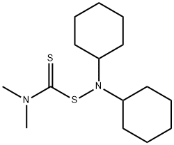 N-cyclohexyl-N-[[(dimethylamino)thioxomethyl]thio]cyclohexylamine