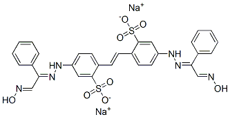 disodium 4,4'-bis[[2-(hydroxyimino)-1-phenylethylidene]hydrazino]stilbene-2,2'-disulphonate