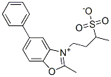 2-methyl-5-phenyl-3-(3-sulphonatobutyl)benzoxazolium