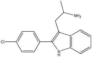 2-(p-Chlorophenyl)-α-methyl-1H-indole-3-ethanamine