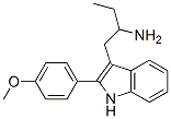 3-(2-Aminobutyl)-2-(p-methoxyphenyl)-1H-indole