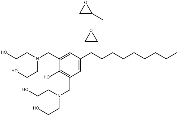 Methyloxirane polymer with oxirane, ether with 2,6-bis[(bis(2-hydroxyethyl)amino) methyl]-4-nonylphenol (5:1)