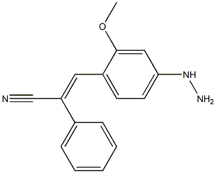 4-Hydrazino-2-methoxy-β-stilbenecarbonitrile