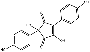 2,4-Dihydroxy-2,5-bis(4-hydroxyphenyl)-4-cyclopentene-1,3-dione