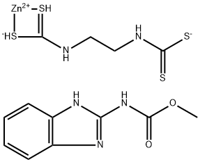 N,N -Ethylenebis(dithiocarbaminoic acid), zinc salt, mixture with 1 H-benzimidazol-2-yl carbaminoic acid, methyl ephyrom