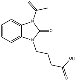 3-Isopropenyl-2-oxo-1-benzimidazolinebutyric Acid