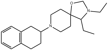 3',4'-Diethyl-1-(1,2,3,4-tetrahydronaphthalen-2-yl)spiro[piperidine-4,5'-oxazolidine]