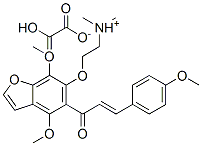 2-[4,7-dimethoxy-5-(4-methoxycinnamoyl)benzofuran-6-yloxy]ethyldimethylammonium hydrogen oxalate