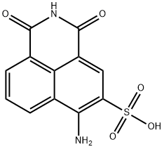 6-amino-2,3-dihydro-1,3-dioxo-1H-benz[de]isoquinoline-5-sulphonic acid