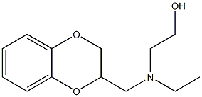 2-[N-(1,4-Benzodioxan-2-ylmethyl)ethylamino]ethanol