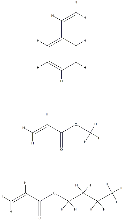 2-丙烯酸丁酯和乙烯基苯及-2-丙烯酸甲基酯的聚合物