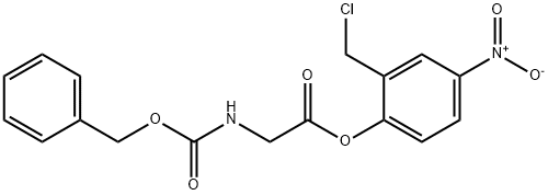 2-chloromethyl-4-nitrophenyl(N-carbobenzoxy)glycinate