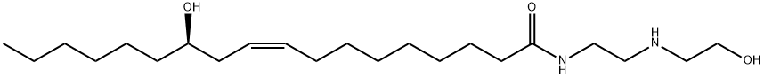 (9Z,12R)-12-Hydroxy-N-[2-[(2-hydroxyethyl)amino]ethyl]-9-octadecenamide