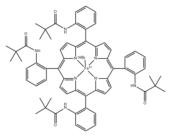 iron (III) alpha, alpha, alpha, alpha-tetrakis(2-pivalamidophenyl)porphyrin bromide
