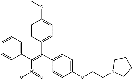 1-[2-[4-[(Z)-1-(4-Methoxyphenyl)-2-nitro-2-phenylethenyl]phenoxy]ethyl]pyrrolidine