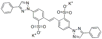 dipotassium 4,4'-bis(4-phenyl-2H-1,2,3-triazol-2-yl)stilbene-2,2'-disulphonate