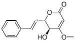 (5S,6S)-5,6-Dihydro-5-hydroxy-4-methoxy-6-[(E)-2-phenylethenyl]-2H-pyran-2-one