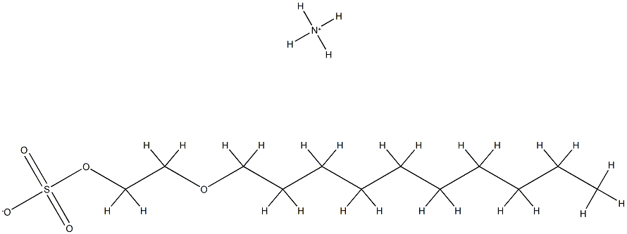 Α-磺基-Ω-癸氧基聚环氧乙烷铵盐