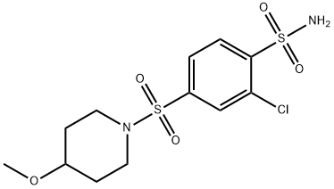 2-Chloro-4-[(4-methoxypiperidino)sulfonyl]benzenesulfonamide