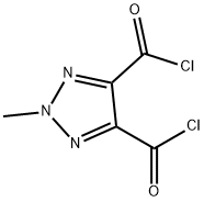 2H-1,2,3-Triazole-4,5-dicarbonyl dichloride, 2-methyl- (9CI)