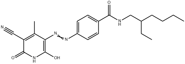 4-[[(5-Cyano-1,2-dihydro-6-hydroxy-4-methyl-2-oxopyridin)-3-yl]azo]-N-(2-ethylhexyl)benzamide