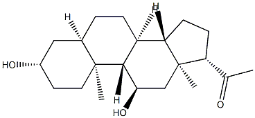 3β,11α-Dihydroxy-5β-pregnan-20-one