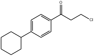3-Chloro-1-(p-cyclohexylphenyl)-1-propanone