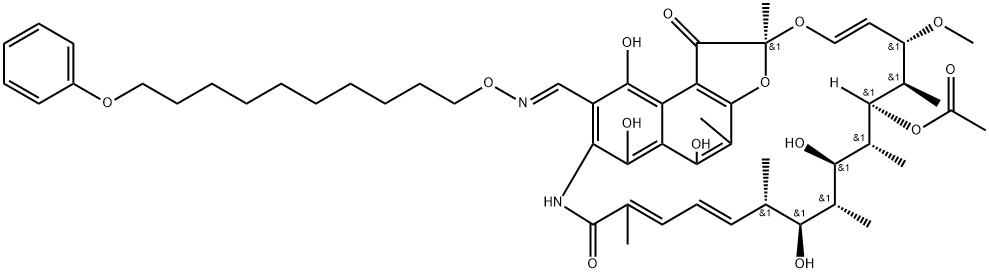 3-[(10-Phenoxydecyl)oxyiminomethyl]rifamycin