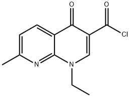 1,8-NAPHTHYRIDINE-3-CARBONYL CHLORIDE,1-ETHYL-1,4-DIHYDRO-7-METHYL-4-OXO