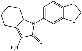 3-amino-1-(1,3-benzodioxol-5-yl)-1,4,5,6,7,7a-hexahydro-2H-indol-2-one