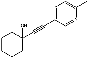 1-[(6-Methyl-3-pyridyl)ethynyl]cyclohexanol