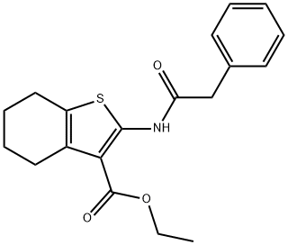 ethyl 2-[(phenylacetyl)amino]-4,5,6,7-tetrahydro-1-benzothiophene-3-carboxylate