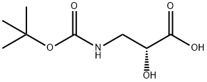 Propanoic acid, 3-[[(1,1-dimethylethoxy)carbonyl]amino]-2-hydroxy-, (2R)-