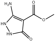 1H-Pyrazole-4-carboxylic  acid,  5-amino-2,3-dihydro-3-oxo-,  methyl  ester