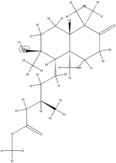 (1S,4aβ,βR)-Decahydro-2β-hydroxy-β,2,5,5,8aα-pentamethyl-6-oxo-1α-naphthalenepentanoic acid methyl ester