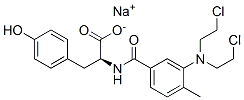 N-[3-[Bis(2-chloroethyl)amino]-4-methylbenzoyl]-L-tyrosine sodium salt