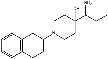4-(1-Aminopropyl)-1-(1,2,3,4-tetrahydronaphthalen-2-yl)piperidin-4-ol