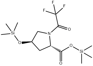 1-(Trifluoroacetyl)-4β-[(trimethylsilyl)oxy]-L-proline trimethylsilyl ester