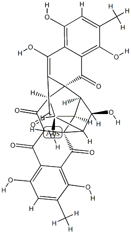(1S,1'S,2R,2'R,3S,3'S,9aR,9'aR)-4-Deoxy-4,4a-dihydro-8,8'-dihydroxy-4-oxorugulosin