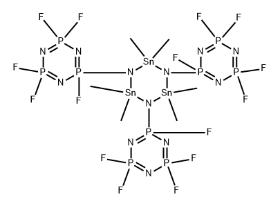 2,2',2''-(2,2,4,4,6,6-Hexamethyl-1,3,5,2,4,6-triazatristannine-1,3,5-triyl)tris(2,4,4,6,6-pentafluoro-2,2,4,4,6,6-hexahydro-1,3,5,2,4,6-triazatriphosphorine)