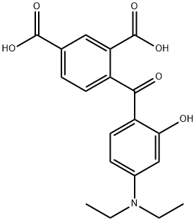 4-[4-(Diethylamino)-2-hydroxybenzoyl]-1,3-benzenedicarboxylic acid
