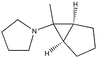 Pyrrolidine, 1-(6-methylbicyclo[3.1.0]hex-6-yl)-, (1-alpha-,5-alpha-,6-ba-)- (9CI)