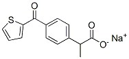 sodium 2-[4-(2-thienylcarbonyl)phenyl]propionate
