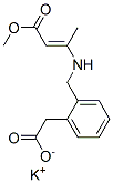 potassium [2-[[(3-methoxy-1-methyl-3-oxoprop-1-enyl)amino]methyl]phenyl]acetate