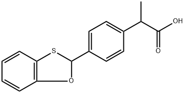 4-(1,3-Benzoxathiol-2-yl)-α-methylbenzeneacetic acid