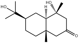 (4R,4aR)-Decahydro-4-hydroxy-6α-(1-hydroxy-1-methylethyl)-4,8aα-dimethylnaphthalen-2-one