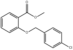 Benzoic acid, 2-[(4-chlorophenyl)Methoxy]-, Methyl ester