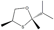 1,3-Oxathiolane,2,4-dimethyl-2-(1-methylethyl)-,trans-(9CI)