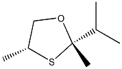 1,3-Oxathiolane,2,4-dimethyl-2-(1-methylethyl)-,cis-(9CI)