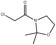 Oxazolidine, 3-(chloroacetyl)-2,2-dimethyl- (9CI)